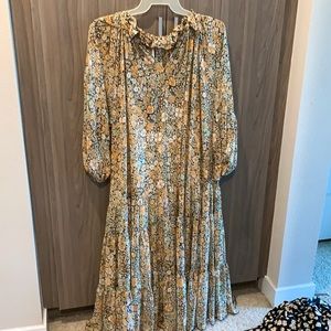 Free people maxi dress feeling groovy